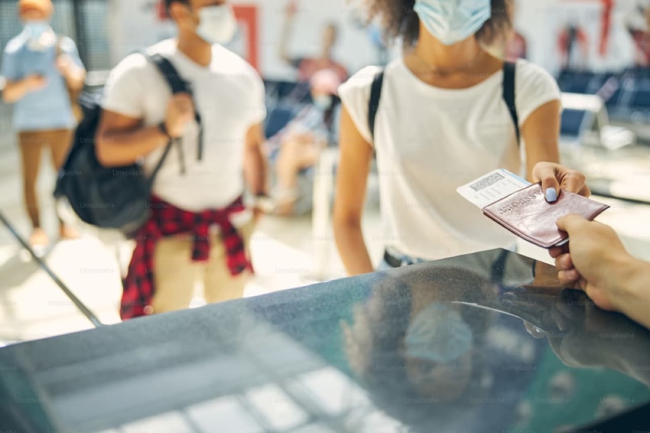 Очередь на паспортном контроле в аэропорту Вьетнама