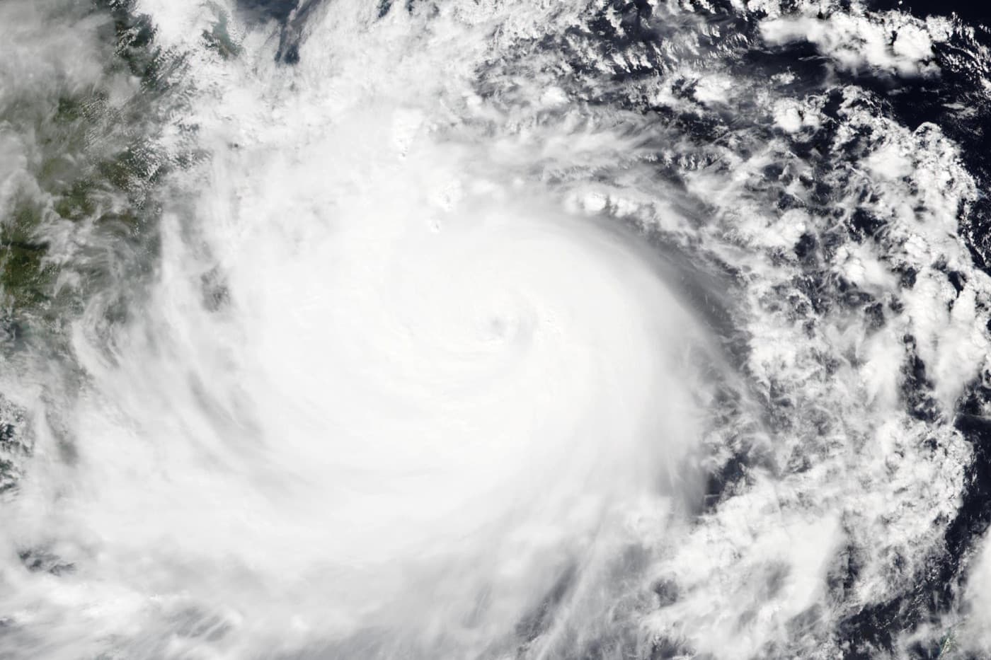 Satellite image of Typhoon Kalmaegi off the coast of Vietnam on 6 November 2025