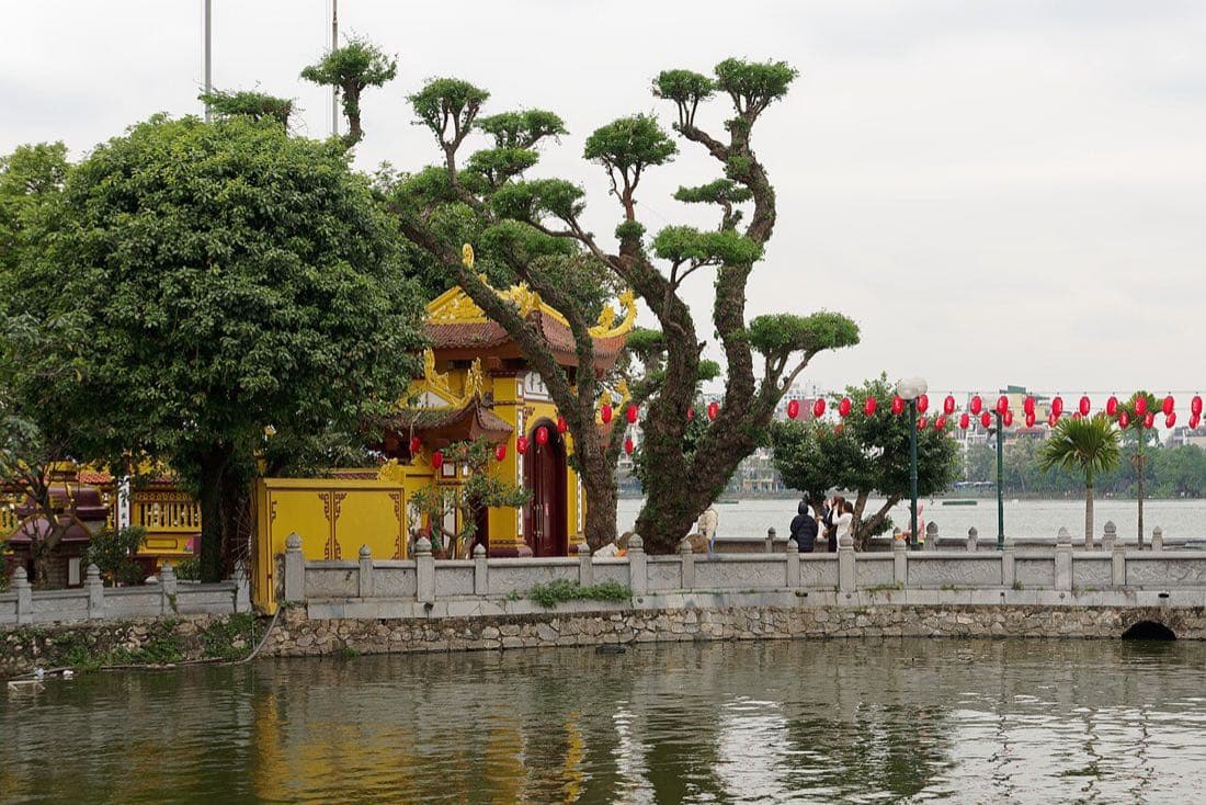 Tran Quoc Pagoda on West Lake in Hanoi